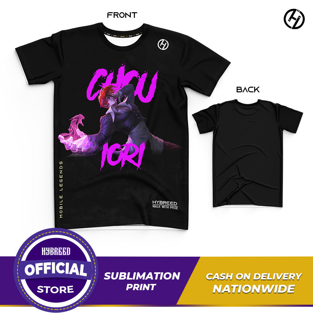 HYBREED LITE CHOU KOF IORI  SKIN Mobile Legends Front Sublimation Tshirt E-Sport Premium Quality - Hybreed Apparel Collections