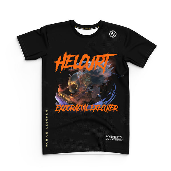 HYBREED LITE HELCURT EXCORACIAL EXECUTER SKIN Mobile Legends Front Sublimation Tshirt E-Sport Premium Quality - Hybreed Apparel Collections