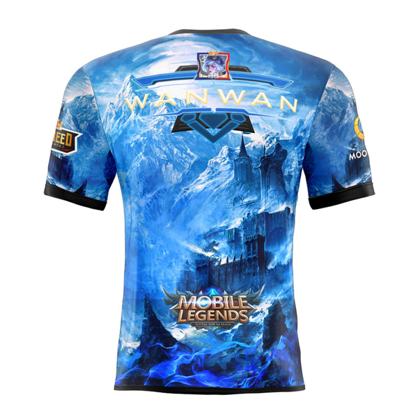 Mobile Legends WANWAN SHOUJO COMMANDER - Full Sublimation Tshirt E-Sport Premium Quality - Hybreed Apparel Collections