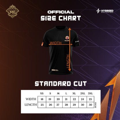 M6 Official Mobile Legends World Championship Shirt w/ FREE IGN custom Hybreed Jersey