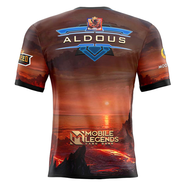 Mobile Legends ALDOUS BLACING FORCE SKIN Full Sublimation Tshirt E-Sport Premium Quality - Hybreed Apparel Collections
