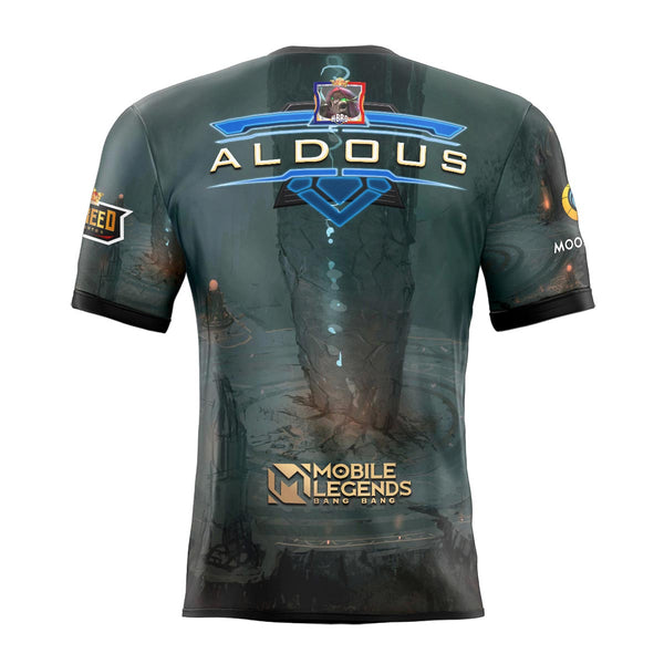 Mobile Legends ALDOUS RED MANTLE SKIN Full Sublimation Tshirt E-Sport Premium Quality - Hybreed Apparel Collections