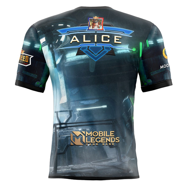 Mobile Legends ALICE STEAM GLIDER SKIN - Full Sublimation Tshirt E-Sport Premium Quality - Hybreed Apparel Collections