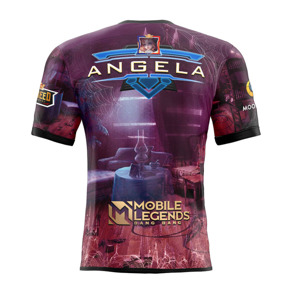 Mobile Legends ANGELA SCREAM DOLL HALLOWEEN SKIN Full Sublimation Tshirt E-Sport Premium Quality - Hybreed Apparel Collections