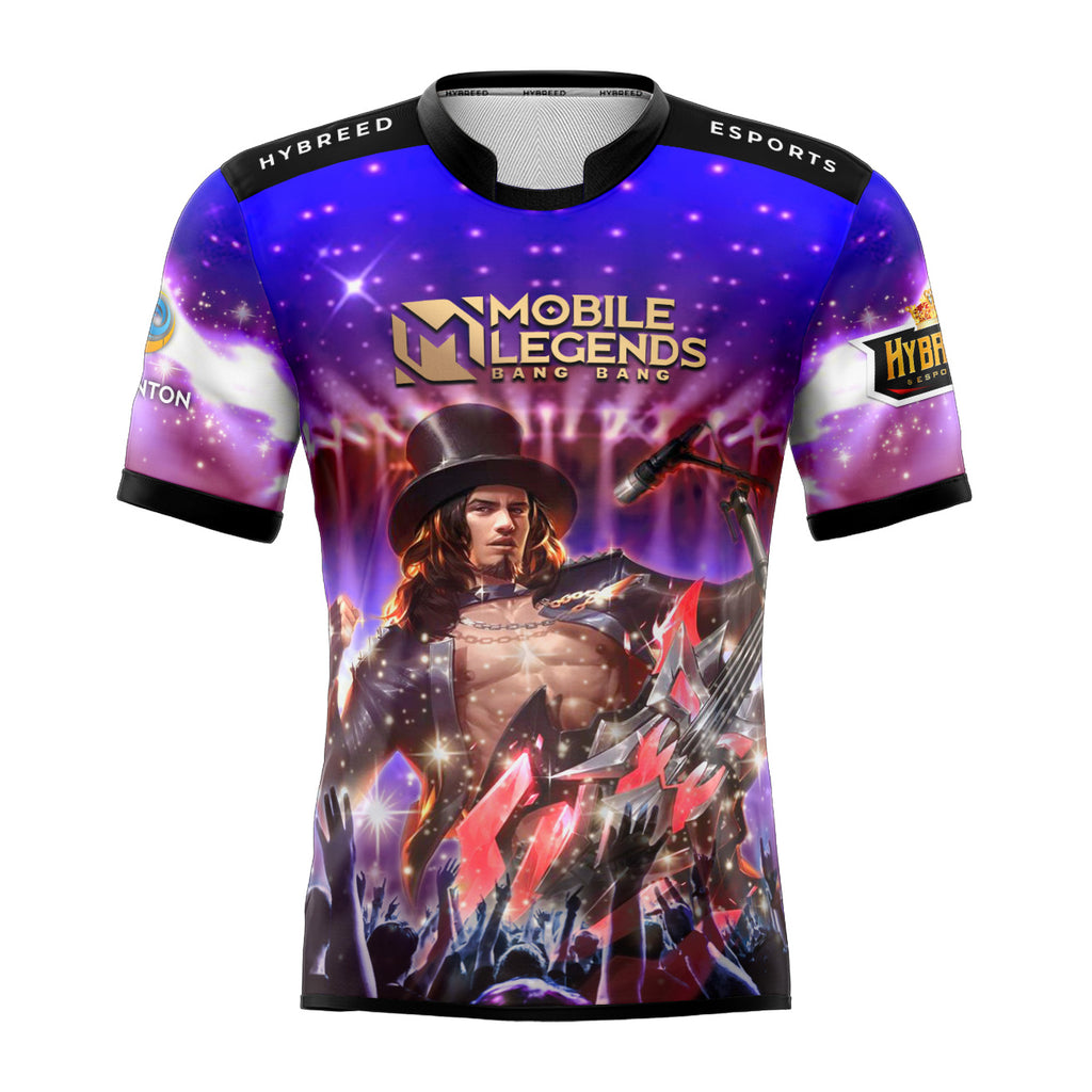 Mobile Legends CLINT ROCK AND ROLL SKIN Full Sublimation Tshirt E-Sport Premium Quality - Hybreed Apparel Collections