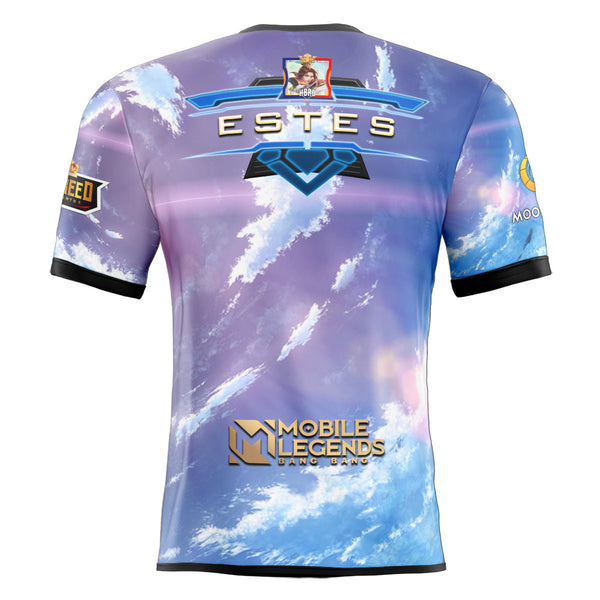 Mobile Legends ESTES WHITE CRANE SKIN Full Sublimation Tshirt E-Sport Premium Quality - Hybreed Apparel Collections