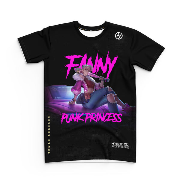 HYBREED LITE FANNY PUNK PRINCESS SKIN Mobile Legends Front Sublimation Tshirt E-Sport Premium Quality - Hybreed Apparel Collections