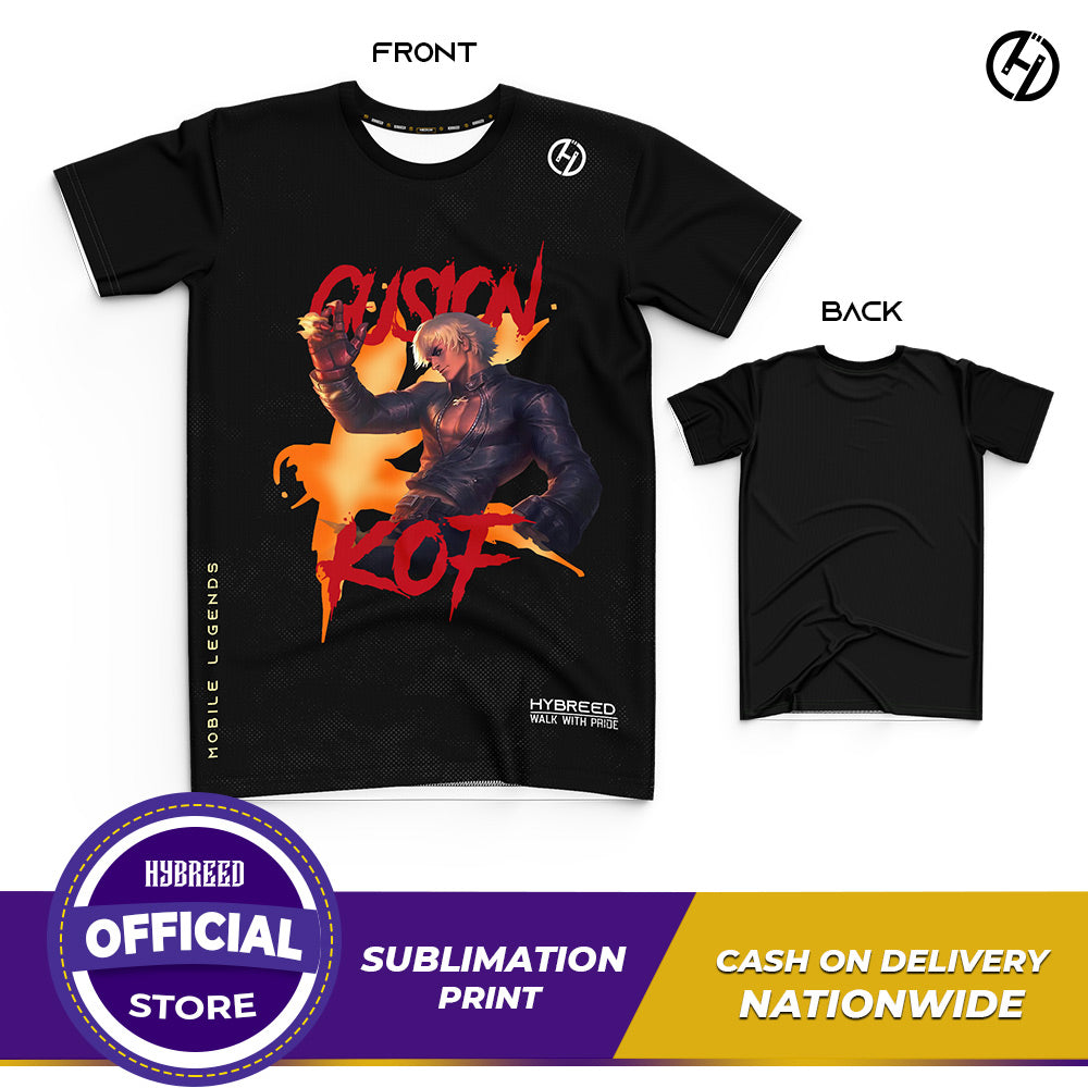 HYBREED LITE GUSION KOF K SKIN Mobile Legends Front Sublimation Tshirt E-Sport Premium Quality - Hybreed Apparel Collections