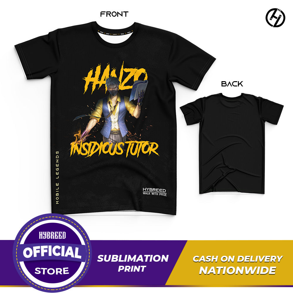 HYBREED LITE HANZO INSIDIOUS TUTOR SKIN Mobile Legends Front Sublimation Tshirt E-Sport Premium Quality - Hybreed Apparel Collections