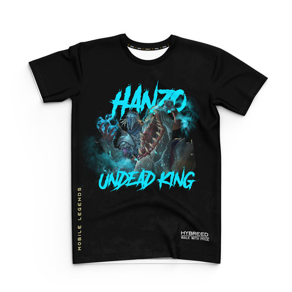 HYBREED LITE HANZO UNDEAD KING SKIN Mobile Legends Front Sublimation Tshirt E-Sport Premium Quality - Hybreed Apparel Collections