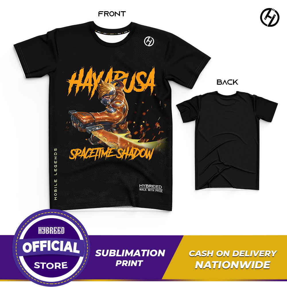 HYBREED LITE HAYABUSA SPACETIME SHADOW SKIN Mobile Legends Front Sublimation Tshirt E-Sport Premium Quality - Hybreed Apparel Collections