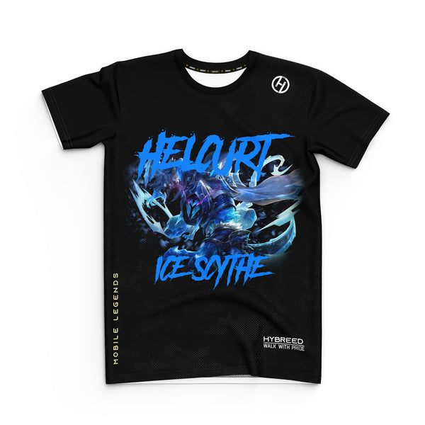 HYBREED LITE HELCURT ICE SCYTHE SKIN Mobile Legends Front Sublimation Tshirt E-Sport Premium Quality - Hybreed Apparel Collections