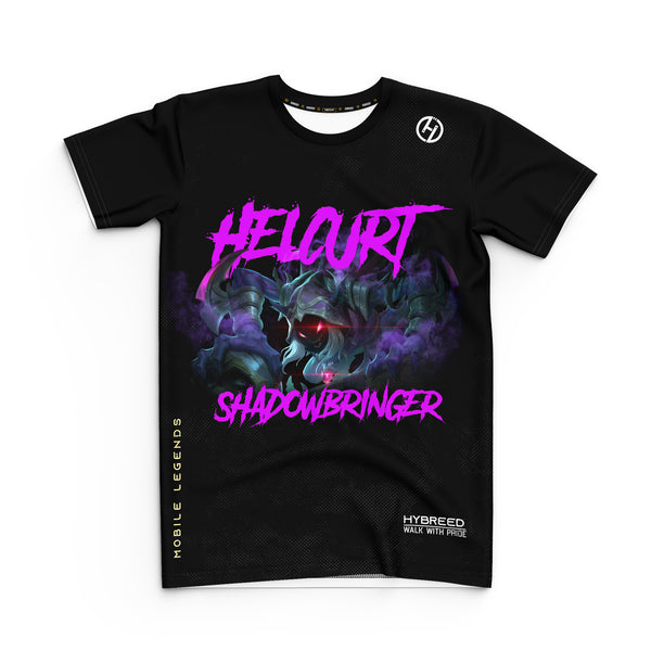 HYBREED LITE HELCURT SHADOWBRINGER Mobile Legends Front Sublimation Tshirt E-Sport Premium Quality - Hybreed Apparel Collections