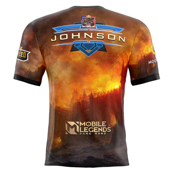 Mobile Legends JOHNSON FIRE CHIEF SKIN Full Sublimation Tshirt E-Sport Premium Quality - Hybreed Apparel Collections