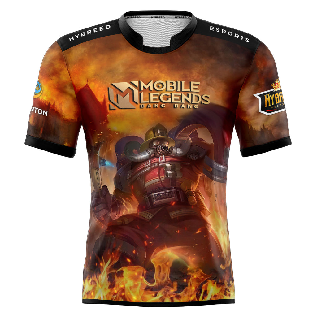 Mobile Legends JOHNSON FIRE CHIEF SKIN Full Sublimation Tshirt E-Sport Premium Quality - Hybreed Apparel Collections