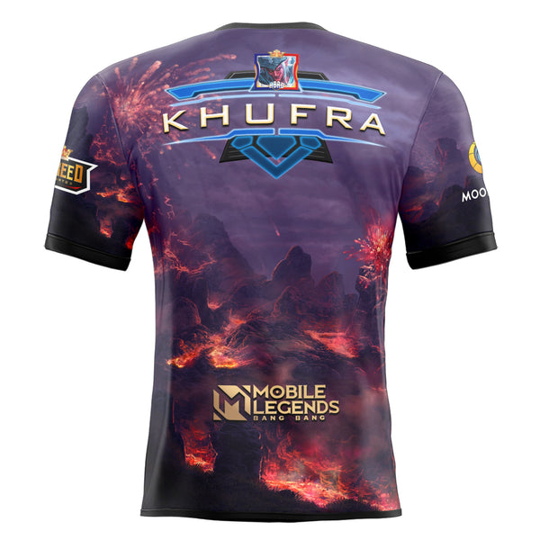 Mobile Legends KHUFRA VOLCANIC OVERLORD SKIN Full Sublimation Tshirt E-Sport Premium Quality - Hybreed Apparel Collections