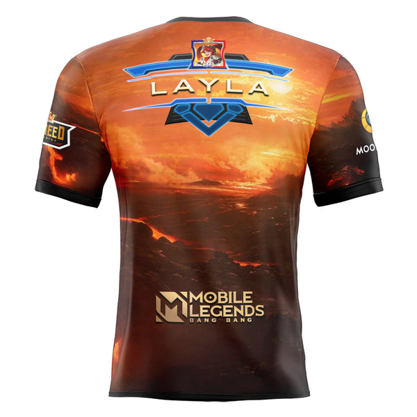 Mobile Legends LAYLA BLAZING GUN SKIN Full Sublimation Tshirt E-Sport Premium Quality - Hybreed Apparel Collections
