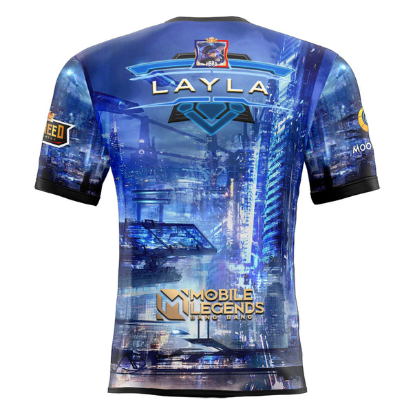 Mobile Legends LAYLA MALEFIC GUNNER SKIN Full Sublimation Tshirt E-Sport Premium Quality - Hybreed Apparel Collections