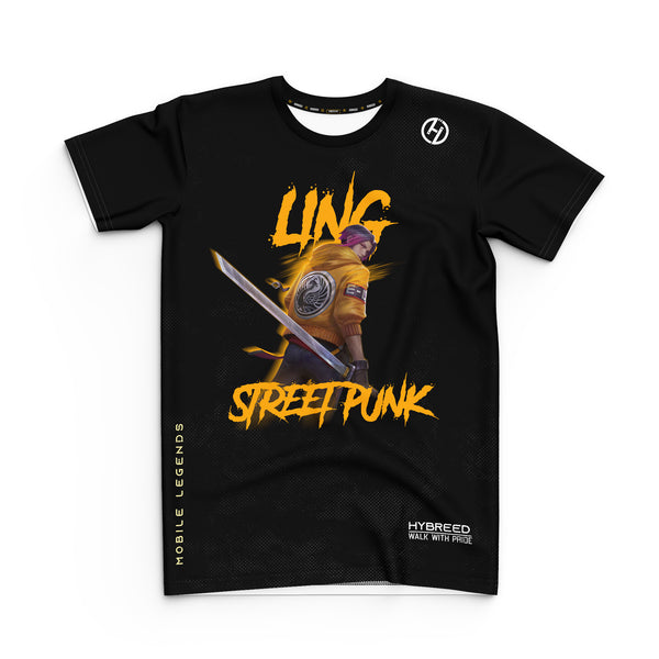 HYBREED LITE LING STREET PUNK SKIN Mobile Legends Front Sublimation Tshirt E-Sport Premium Quality - Hybreed Apparel Collections
