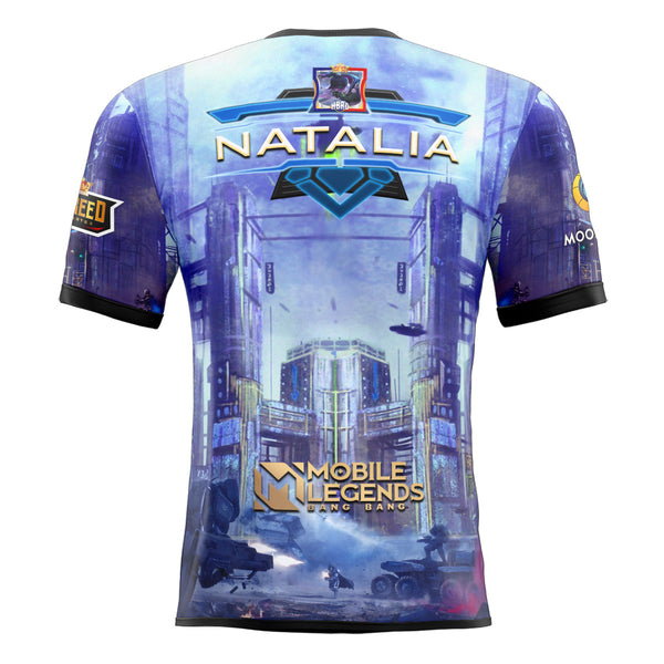 Mobile Legends NATALIA CYBER SPECTRE SKIN Full Sublimation Tshirt E-Sport Premium Quality - Hybreed Apparel Collections