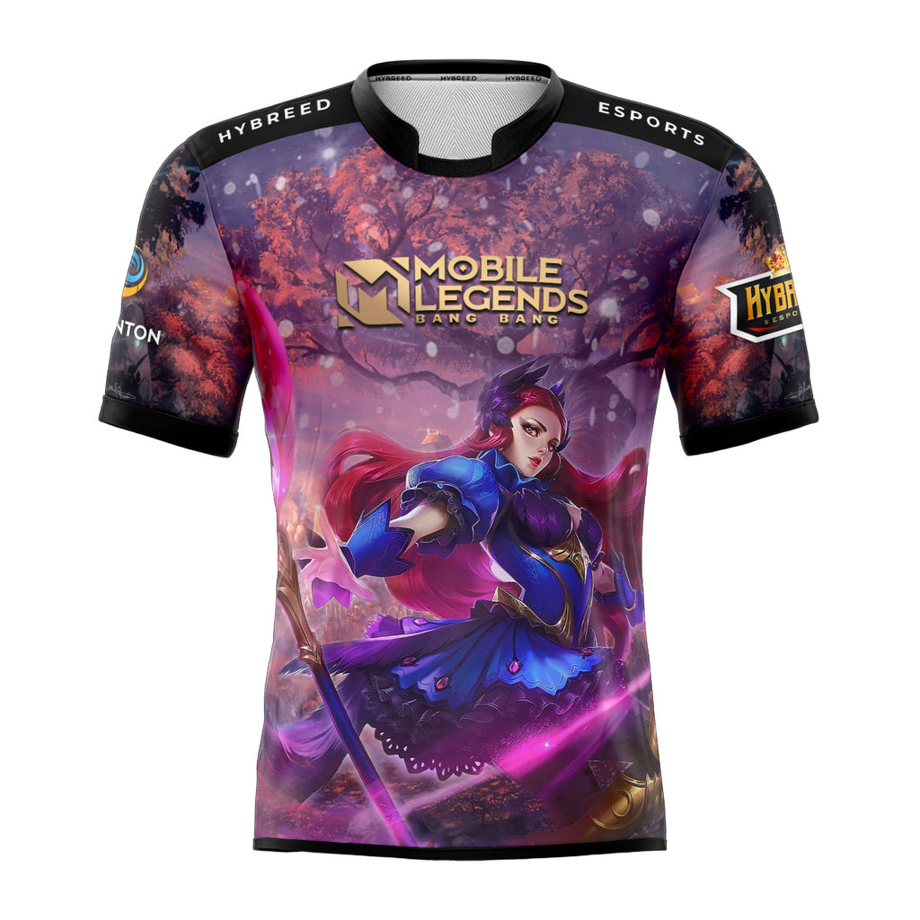 Mobile Legends ODETTE BLACK SWAN SKIN Full Sublimation Tshirt E-Sport Premium Quality - Hybreed Apparel Collections