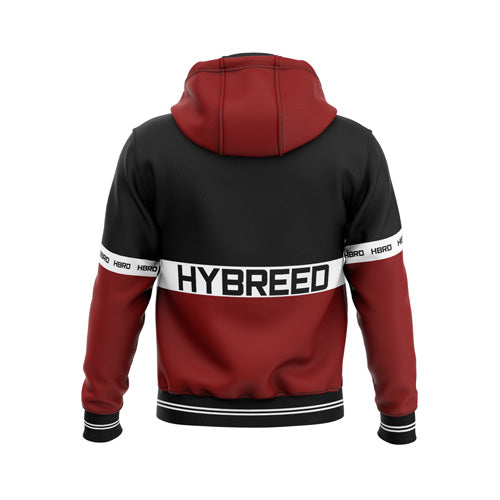Hoodie Jacket Red K Design - Hybreed Apparel Collections