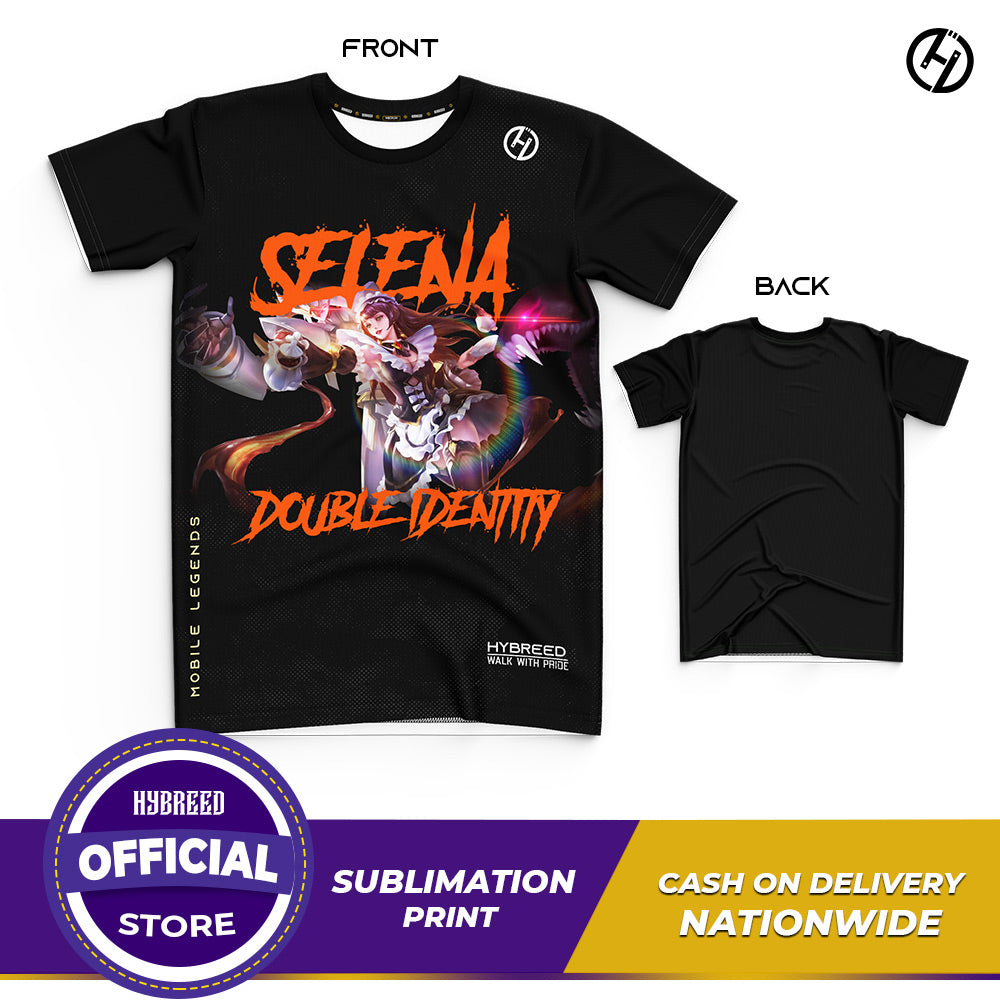 HYBREED LITE SELENA DOUBLE IDENTITY SKIN Mobile Legends Front Sublimation Tshirt E-Sport Premium Quality - Hybreed Apparel Collections