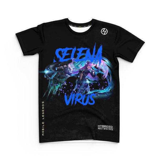 HYBREED LITE SELENA EPIC VIRUS SKIN Mobile Legends Front Sublimation Tshirt E-Sport Premium Quality - Hybreed Apparel Collections