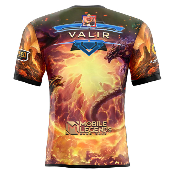 Mobile Legends VALIR DRACONIC FLAME SKIN Full Sublimation Tshirt E-Sport Premium Quality - Hybreed Apparel Collections