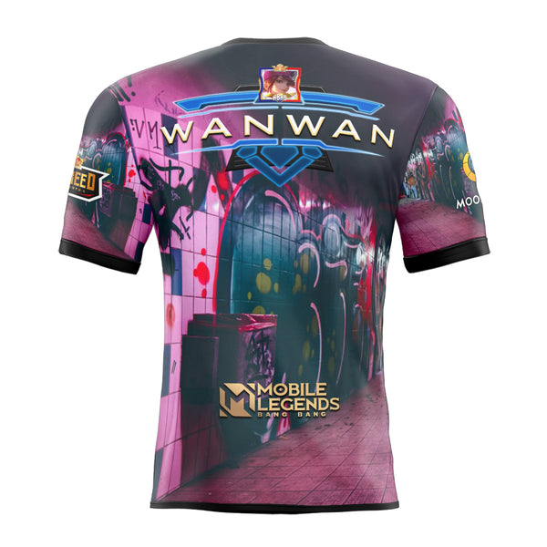 Mobile Legends WANWAN TEEN POP SKIN Full Sublimation Tshirt E-Sport Premium Quality - Hybreed Apparel Collections