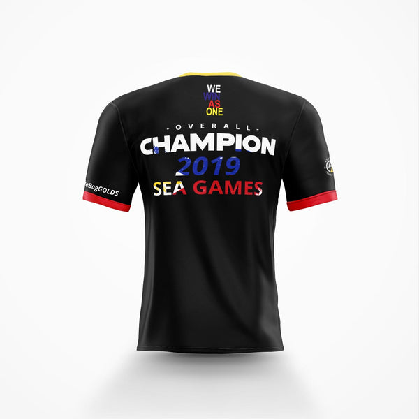 Sea Games Black Short Sleeve Design #01 - Hybreed Apparel Collections