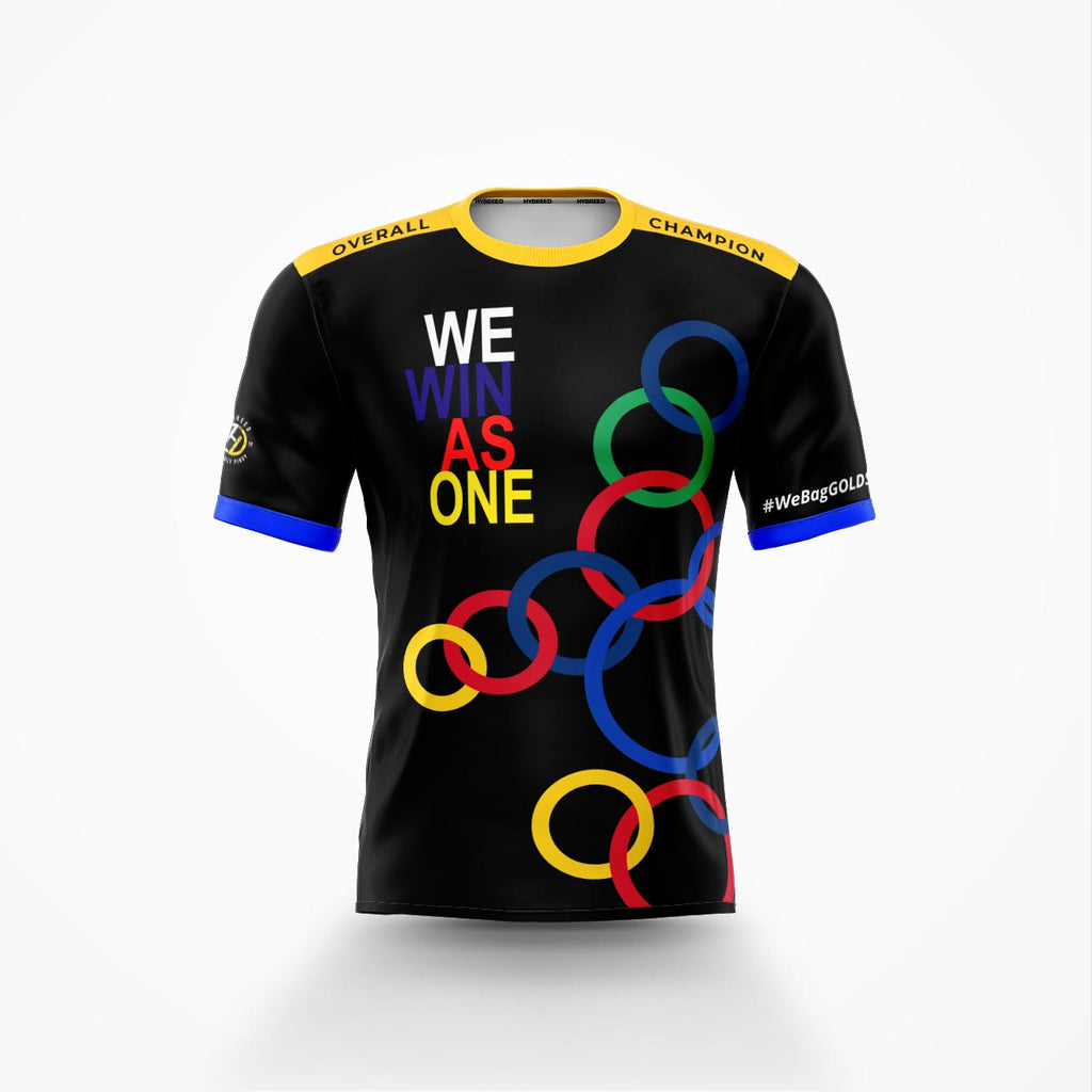 Sea Games Black Short Sleeve Design #02 - Hybreed Apparel Collections