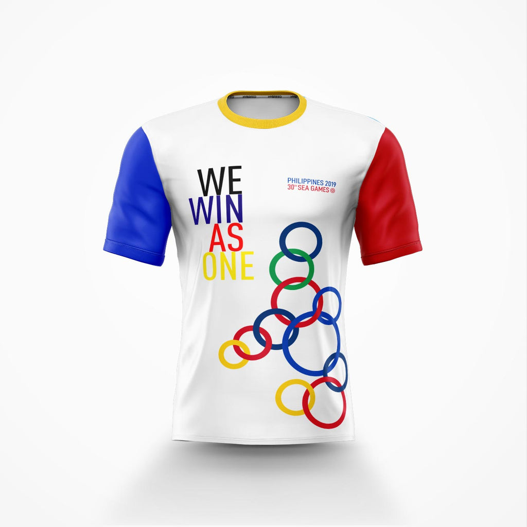 Sea Games White Short Sleeve Design #02 - Hybreed Apparel Collections